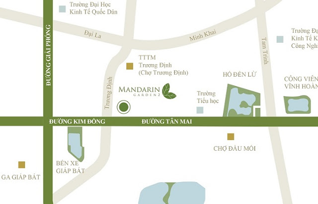 Vị trí Mandarin garden 2