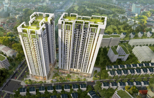 Phối cảnh dự án chung cư Sky Central 176 Định Công