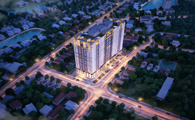 Phối cảnh dự án chung cư One 18 Ngọc Lâm Long Biên