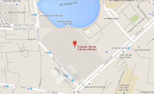 Vị trí dự án chung cư Tân Hoàng Minh 148 Giảng Võ