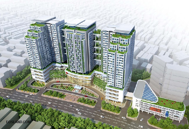 Phối cảnh dự án chung cư Sun Grand City Lương Yên