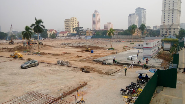 Tiến độ thi công dự án chung cư Vinhomes Gallery Giảng Võ