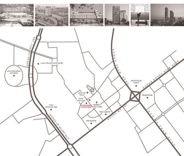 Vị trí dự án chung cư The Emerald